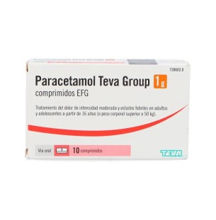 Paracetamol Teva 1 gr 10...