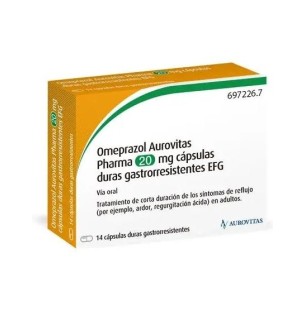 Omeprazol Aurovitas 20 mg...