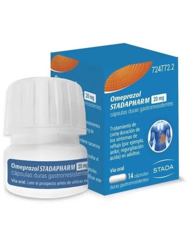 Omeprazol Stadapharm 20 Mg 14 Cápsulas Omeprazol Stadapharm 20 Mg 14 Cápsulas