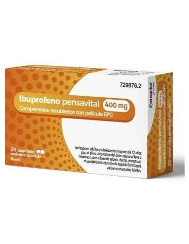Ibuprofeno Pensavital 400 Mg 20...