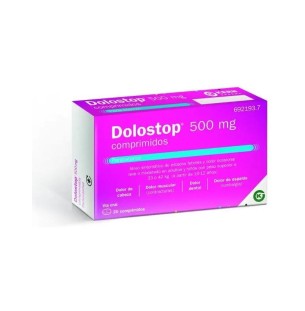 Dolostop 500 Mg 20 Comprimidos
