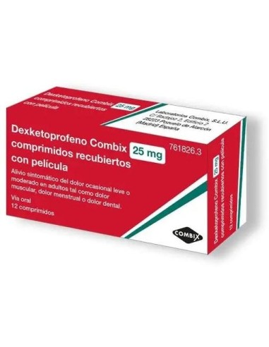 Dexketoprofeno Combix 25 Mg 12... Dexketoprofeno Combix 25 Mg 12...