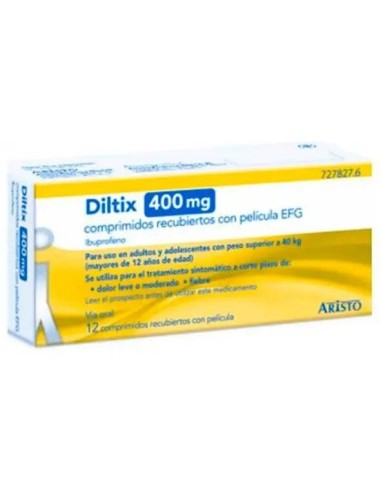 Diltix 400 Mg 12 Comprimidos Recubiertos