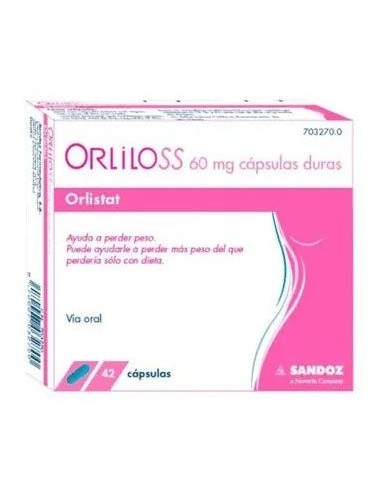 Orliloss 60 Mg 42 Cápsulas Orliloss 60 Mg 42 Cápsulas