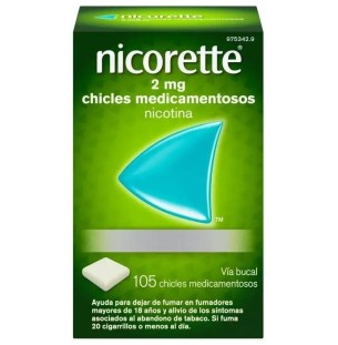 Nicorette 2 Mg 105 Chicles