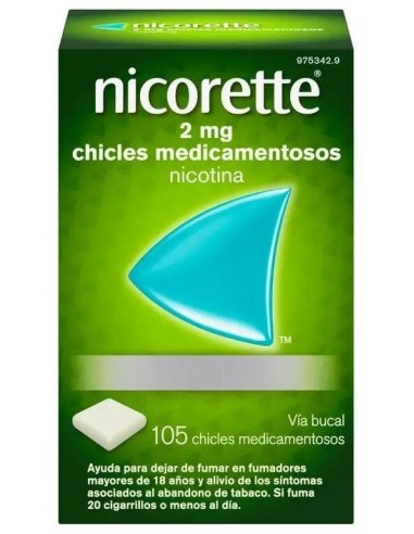 Nicorette 2 Mg 105 Chicles