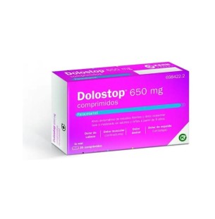 Dolostop 650 Mg 20 Comprimidos