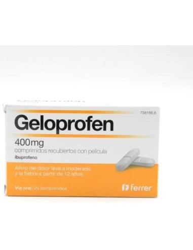 Geloprofen 400 Mg 20 Comprimidos Geloprofen 400 Mg 20 Comprimidos