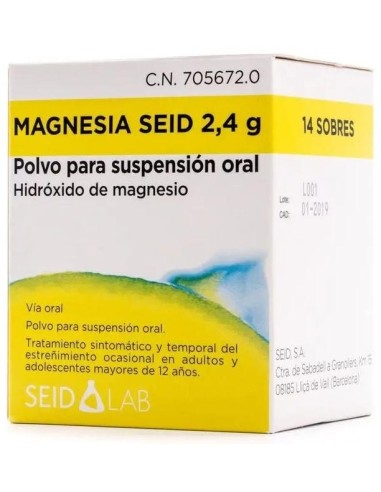 Magnesia Seid 14 Sobres Polvo... Magnesia Seid 14 Sobres Polvo...