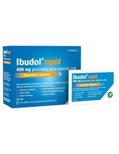 Ibudol Rapid 400Mg 20 Sobres... Ibudol Rapid 400Mg 20 Sobres...