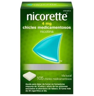 Nicorette 4 Mg 105 Chicles