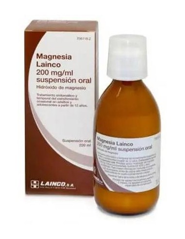 Magnesia Lainco 200 Mg/Ml Suspensión... Magnesia Lainco 200 Mg/Ml Suspensión...