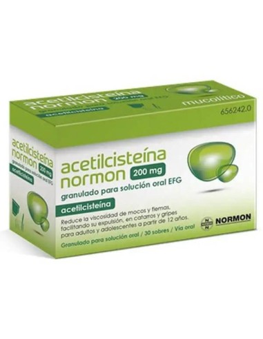 Acetilcisteína Normon Efg 200 Mg 30...