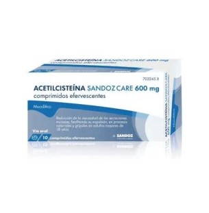 Acetilcisteína Sandoz 600mg...