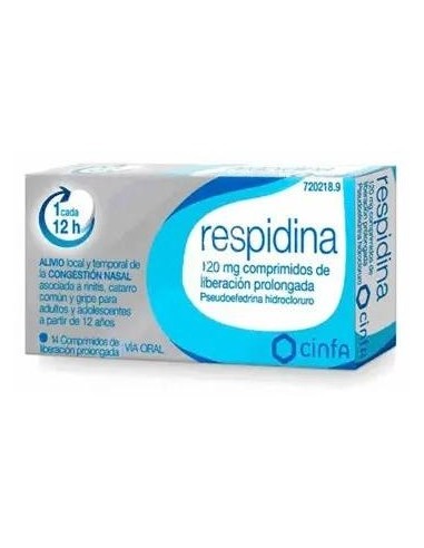 Respidina 120 Mg 14 Comprimidos
