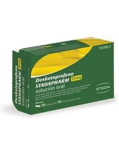 Stadapharm Dexketoprofeno 25 Mg 10... Stadapharm Dexketoprofeno 25 Mg 10...