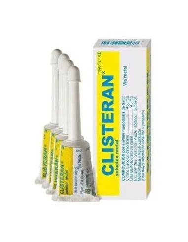Clisteran Solución Rectal 4x5 ml Clisteran Solución Rectal 4x5 ml
