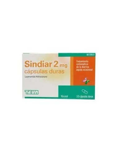 Sindiar 2 Mg 10 Cápsulas