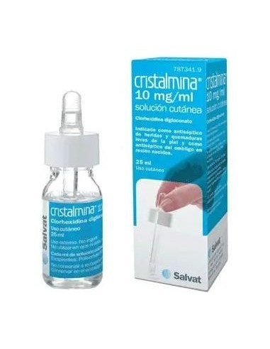 Cristalmina Solución Cutánea Gotas 25 Ml Cristalmina Solución Cutánea Gotas 25 Ml