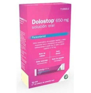 Dolostop 650 Mg Solución...