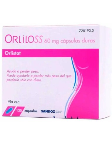 Orliloss 60 Mg 120 Cápsulas Duras