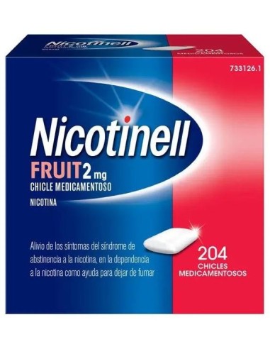 Nicotinell Fruit 2 Mg 204 Chicles Nicotinell Fruit 2 Mg 204 Chicles