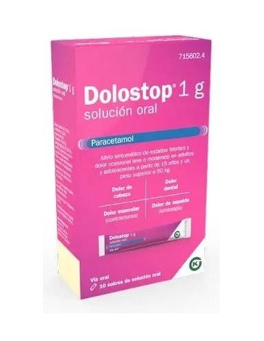 Dolostop 1gr 10 Sobres Solución Oral