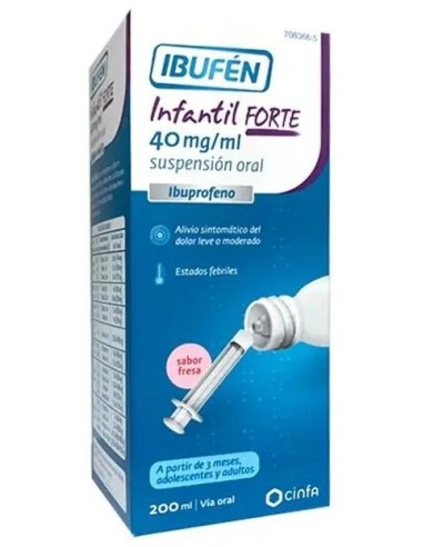 Ibufen Infantil Forte 40mg/ml 200 Ml Ibufen Infantil Forte 40mg/ml 200 Ml