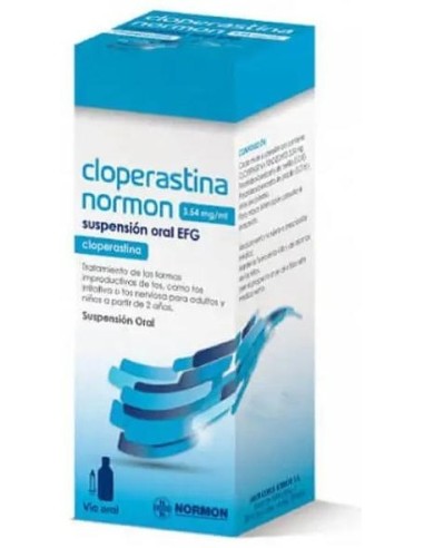 Normon Cloperastina 3.54 Mg/Ml 120 Ml Normon Cloperastina 3.54 Mg/Ml 120 Ml