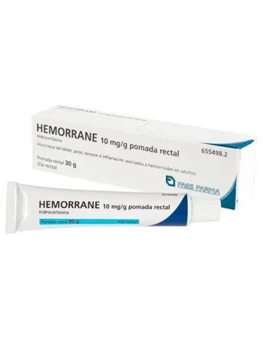 Hemorrane 10 Mg Pomada Rectal 30 Gr Hemorrane 10 Mg Pomada Rectal 30 Gr