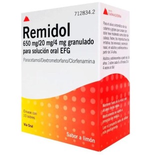Remidol 10 Sobres Granulado...