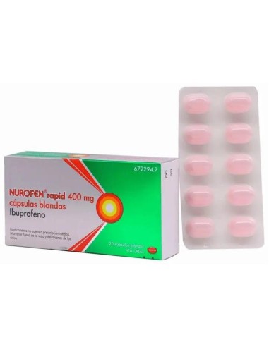 Nurofen Rapid 400 Mg 20 Cápsulas