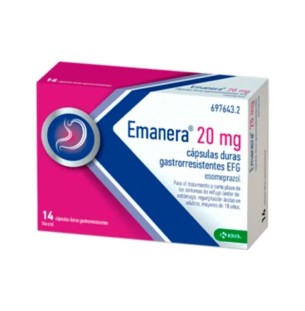 Emanera 20 Mg 14 Cápsulas