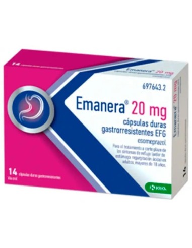 Emanera 20 Mg 14 Cápsulas Emanera 20 Mg 14 Cápsulas