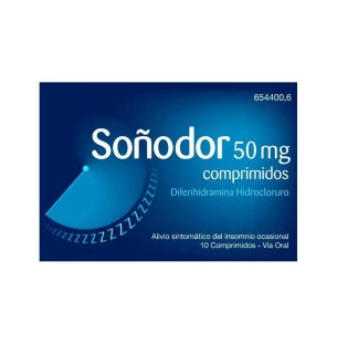 Soñodor 50 Mg 10 Comprimidos