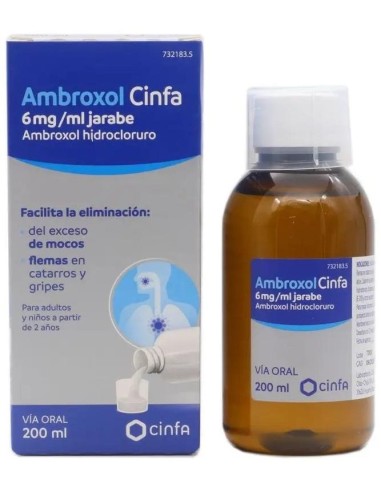 Ambroxol Cinfa 6 Mg/Ml 200 Ml Ambroxol Cinfa 6 Mg/Ml 200 Ml