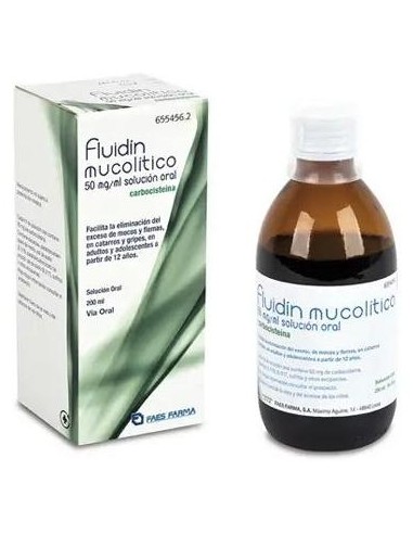Fluidin Mucolítico Solución Oral 200 Ml