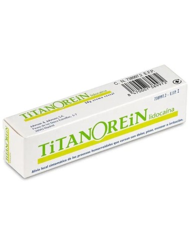 Titanorein Lidocaina Crema Rectal 20 Gr
