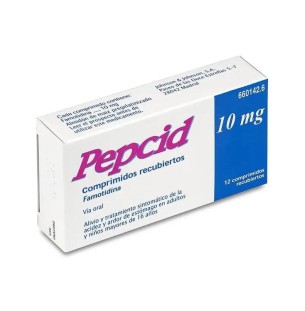 Pepcid 10 Mg 12 Comprimidos...