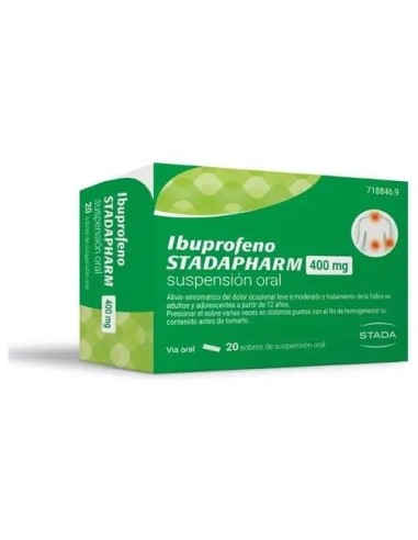 Ibuprofeno Stada 400 Mg 20 Sobres Ibuprofeno Stada 400 Mg 20 Sobres