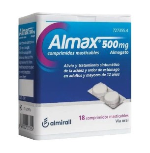 Almax 500 Mg 18 Comprimidos...