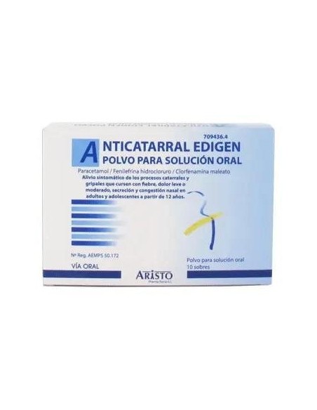 Anticatarral Edigen 10 Sobres