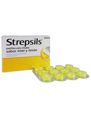 Strepsils Miel y Limón 24 Pastillas...