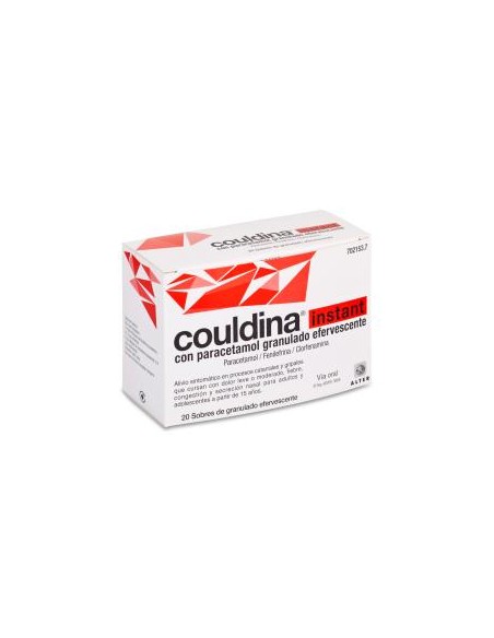 Couldina Instant con Paracetamol 20 sobres efervescentes