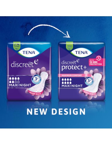 TENA Discreet Protect+ Maxi Night 12...