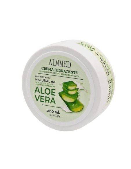 Aimmed Crema Hidratante con Extracto Natural de Aloe Vera 200 ml