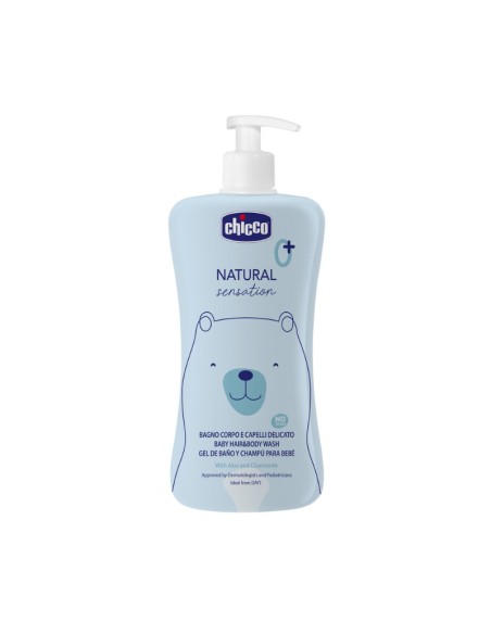 Chicco Gel y Champú Natural Sensation 500 ml