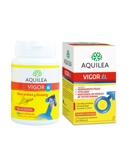 Aquilea Vigor Él Maca Andina y Ginseng 60cáps