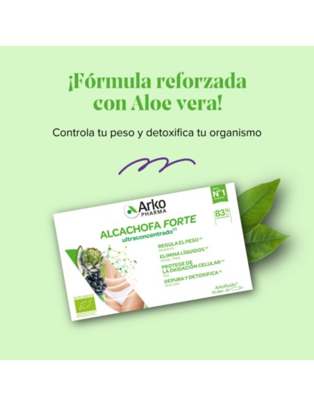Arkofluido Alcachofa Forte + Aloe Vera 20x15 ml
