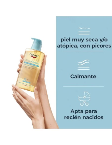 Eucerin AtopiControl Oleogel de Baño Calmante 400 ml